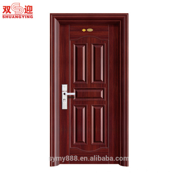 Portes intérieures en acier de haute qualité pour la porte en acier inoxydable de sécurité de maison Chine fournisseur